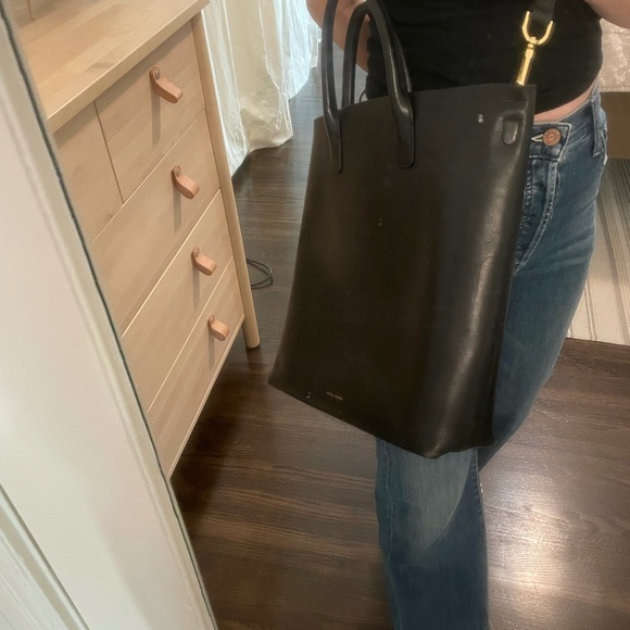 Black  - Mansur Gavriel North South tote - Picture 3 of 11
